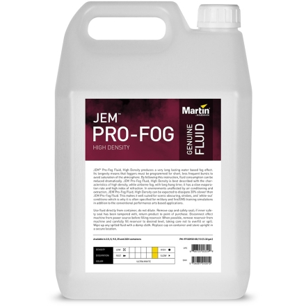 JEM Pro-Fog Fluid High Density 5L