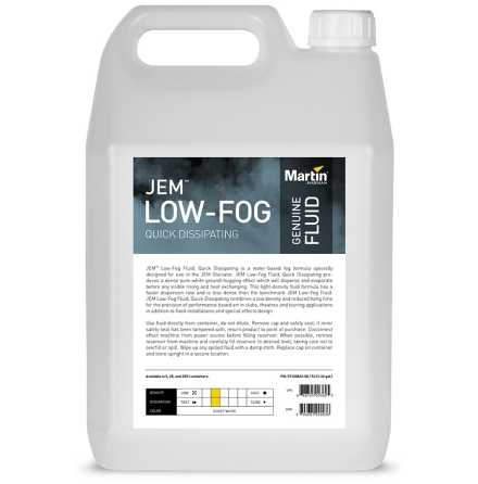 JEM Low-Fog Fluid Quick Dissipating