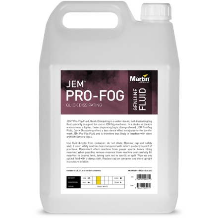 JEM Pro-Fog Fluid Quick Dissipating