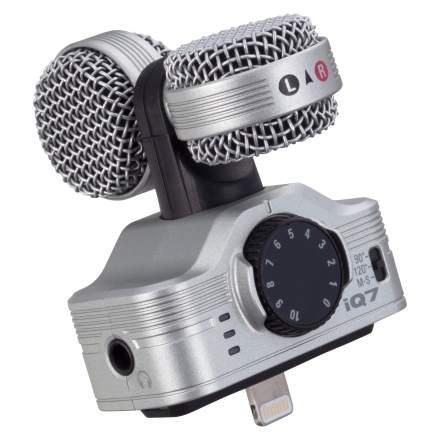 ZOOM  iQ7 StereoMik fr iPhone/iPad lightning