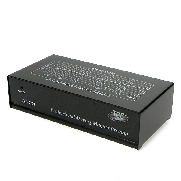 Préampli Phono TCC TC-750LC - Pour Platine Vinyle, Réglage De Volume, Entrée MM - 2